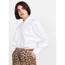 Collectors Club - Ruimvallende blouse met klassieke kraag - 40 Maat - Wit