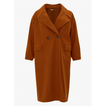 Mat Fashion - Halflange oversized jas - 46-48 Maat - Bruin