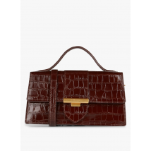 Lancaster Paris - Bolso baguette de piel granulada - Talla única - Marrón