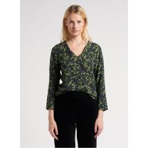 Nice Things - Top met v-hals en bloemenprint - 36 Maat - Groen