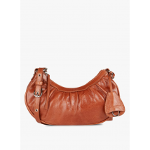 Lancaster Paris - Leren schoudertas - Een Maat - Bruin