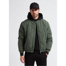 Calvin Klein - Veste col rond matelassée - Taille XL - Vert