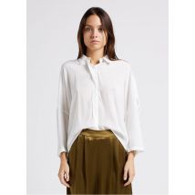 Karma Koma - Blouse met klassieke kraag - M Maat - Wit