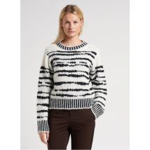 Object - Ruimvallende trui met ronde hals - L Maat - Zwart