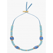 Saona - Collier à perles d'agate - Taille Unique - Bleu