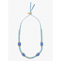 Saona - Halskette mit achat-perlen - Einheitsgröße - Blau