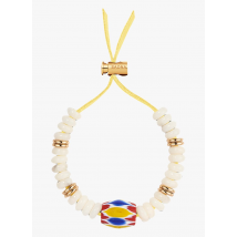 Saona - Achat-perlenarmband - Einheitsgröße - Weiß