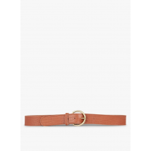 Pieces - Leren ceintuur - 80 Maat - Bruin