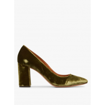 Rivecour - Escarpins en cuir - Taille 41 - Kaki