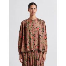 Swildens - Top met ronde hals en print - 34 Maat - Zwart