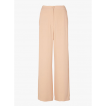 Mm6 Maison Margiela - Ruimvallende broek met hoge taille - 38 Maat - Beige