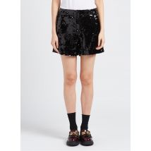 Maison 123 - Short con lentejuelas - Talla 42 - Negro