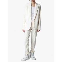 Zadig&voltaire - Pantalon de tailleur droit - Taille 34 - Blanc