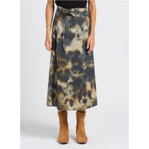 Soeur - Falda larga estampada de algodón - Talla 38 - Multicolor