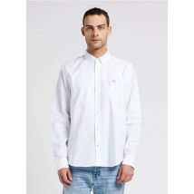 Chevignon - Camisa de algodón orgánico con ajuste - Talla XL - Blanco