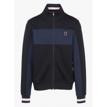 Eden Park - Sweat col montant zippé en coton mélangé - Taille M - Bleu