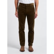 Gant - Gerade geschnittene hose aus baumwollcord - Größe 31 - Grün