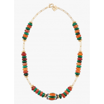 Saona - Ketting met kraaltjes van agaat - Een Maat - Multikleurig