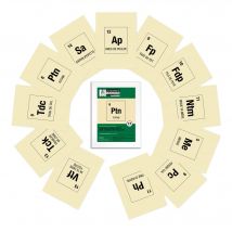 La Majorette A Moustache - Etui 12 cartes postales - jeux de mots - Taille Unique - Doré