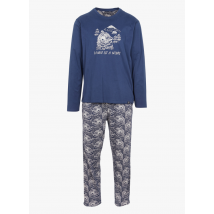 Arthur - Katoenen pyjama met print - M Maat - Blauw