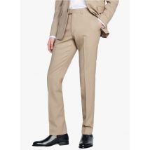 Sandro - Pantalon de costume en laine - Taille 42 - Beige