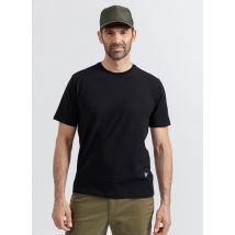 New Man - Recht - katoenen t-shirt met ronde hals - S Maat - Zwart