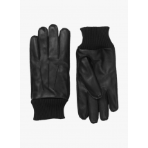 Samsoe Samsoe - Gants en cuir - Taille L - Noir
