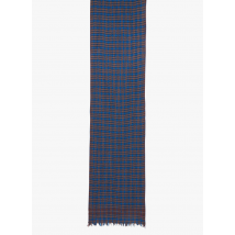Moismont - Echarpe en laine - Taille Unique - Bleu