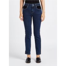 Sud Express - Slim-fit jeans met halfhoge taille katoenblend - 36 Maat - Jeans stone
