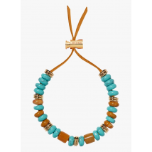 Saona - Armband met kraaltjes van agaat - Een Maat - Multikleurig