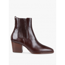 Rivecour - Bottines en cuir - Taille 41 - Marron