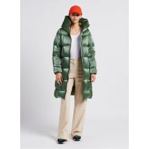 K-way - Lang - recht donsjack met capuchon - L Maat - Groen