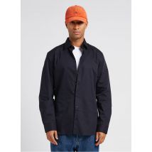 Selected - Camisa recta de algodón - Talla S - Negro