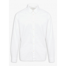 Knowledge Cotton Apparel - Chemise droite col classique en coton biologique - Taille M - Blanc