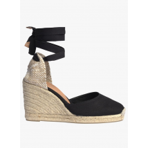 Castaner - Espadrilles compensées en toile - Taille 38 - Noir