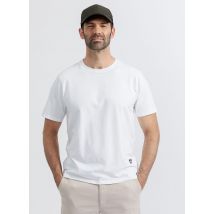 New Man - Recht - katoenen t-shirt met ronde hals - S Maat - Wit
