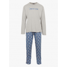 Arthur - Conjunto de pijama estampado de algodón - Talla 2XL - Azul