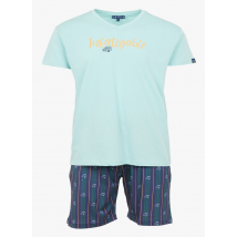 Arthur - Pyjama short imprimé en coton bio - Taille XL - Bleu