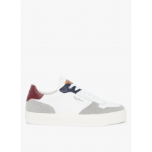 Pepe Jeans - Lage sneakers van leer en andere materialen - 45 Maat - Zilver