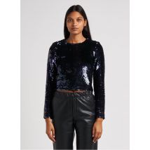 Karma Koma - Rechte top met ronde hals en lovertjes - XS Maat - Multikleurig