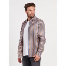 Scotch And Soda - Regular-fit - gestreept katoenen overhemd met klassieke kraag - L Maat - Multikleurig