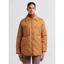 Billabong - Chaqueta recta acolchada con escote clásico - Talla S - Marrón