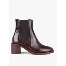 Rivecour - Leren enkellaarzen - 36 Maat - Bruin