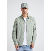 Knowledge Cotton Apparel - Camisa de pana con cuello clásico - Talla M - Verde