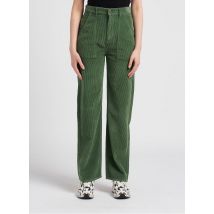 Chloe Stora - Broek van corduroy met hoge taille - 38 Maat - Blauw