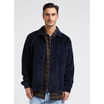 Knowledge Cotton Apparel - Chaqueta de algodón orgánico con cuello clásico - Talla L - Azul