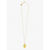Palas - Halskette aus edelstahl mit anhänger - Einheitsgröße - Gelb