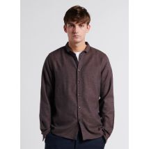 Homecore - Camisa recta de algodón con cuello clásico - Talla L - Naranja