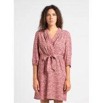 Grace Et Mila - Korte jurk met v-hals en print - S Maat - Beige