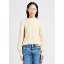 Object - Pull droit à col rond - Taille XS - Beige